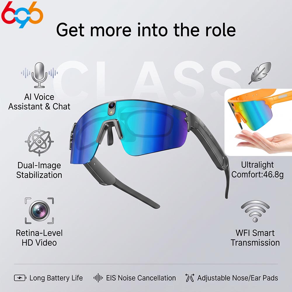 AI Smart Glasses HD Anti-Shake - Smart Glasses Lens ulasan dan harga