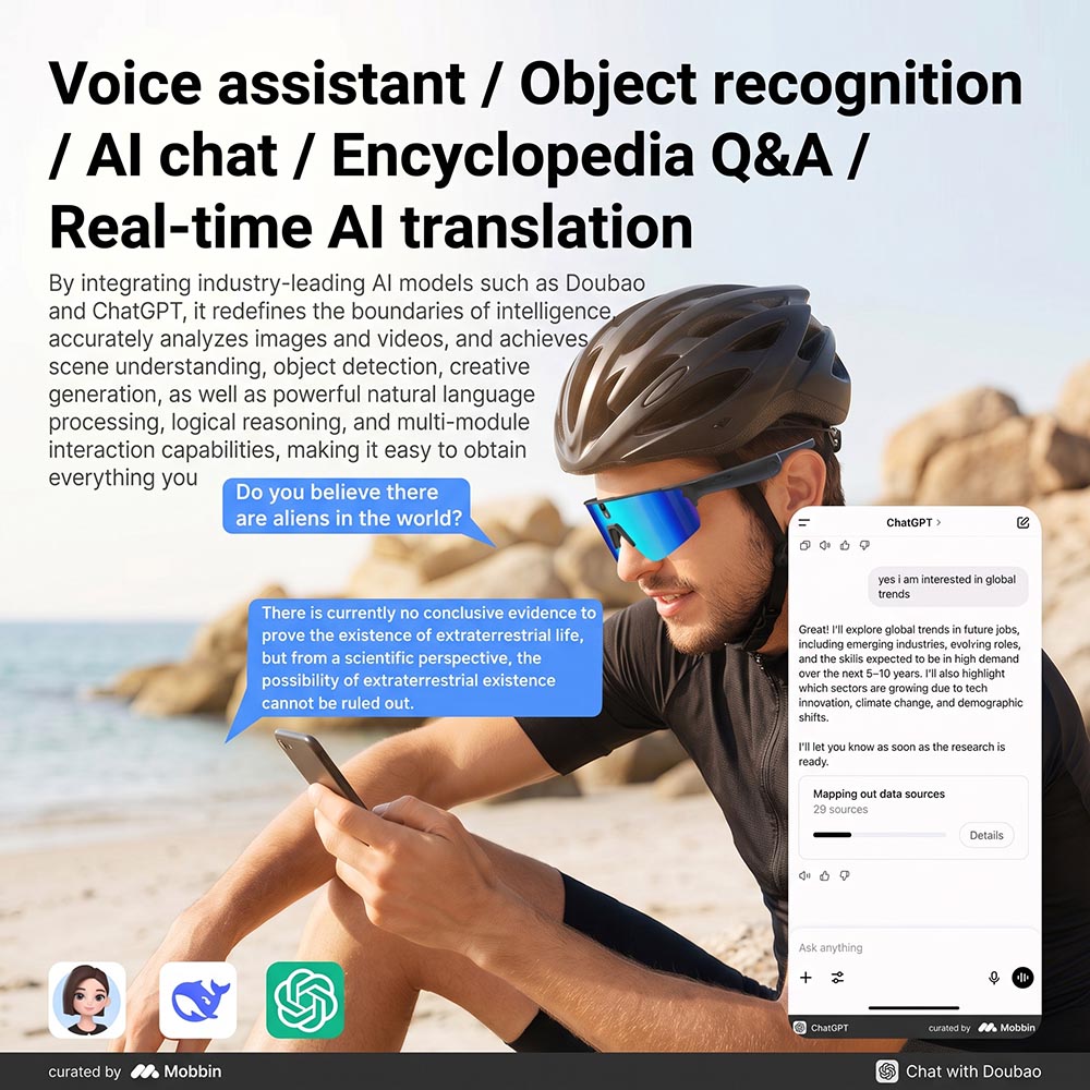 AI Smart Glasses HD Anti-Shake - Smart Glasses Lens ulasan dan harga