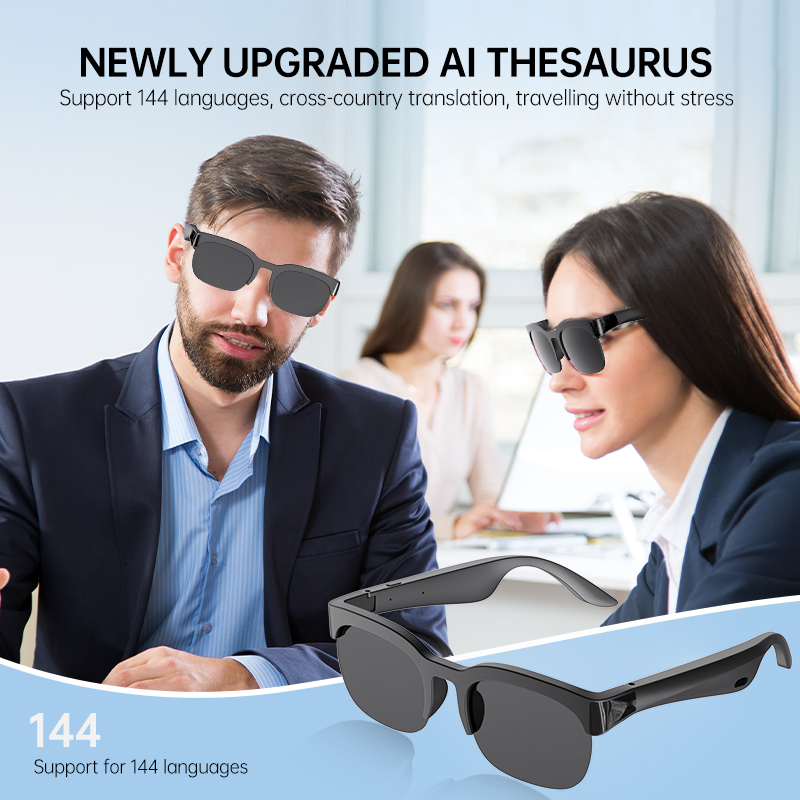 Smart Glasses Bone Conduction  - Smart Glasses Lens ulasan dan harga