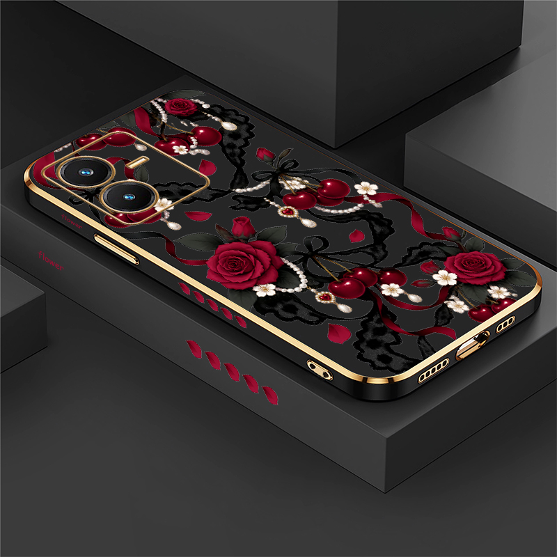 Rose Print Case For Vivo Y28 S - Vivo Y28 ulasan dan harga