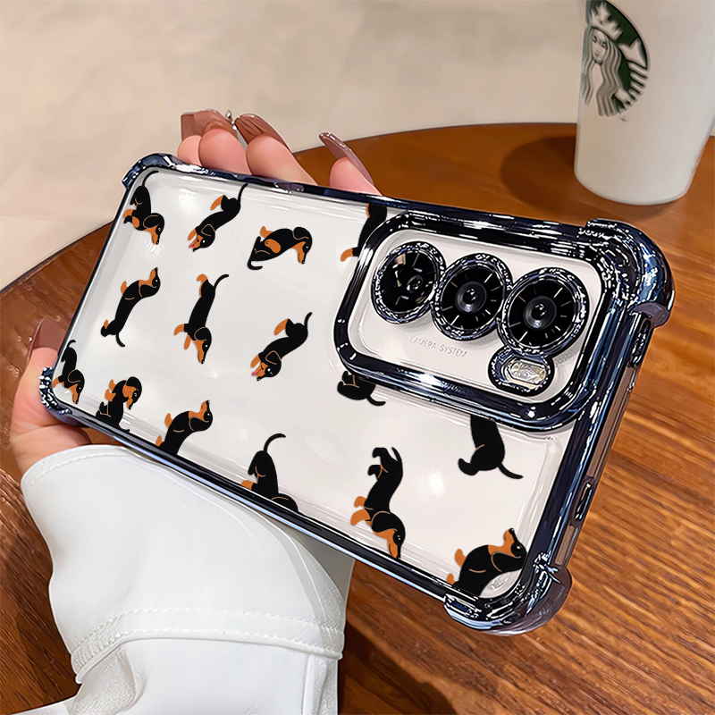 Cartoon Dachshund Pattern Phon - Oppo Reno 12 ulasan dan harga